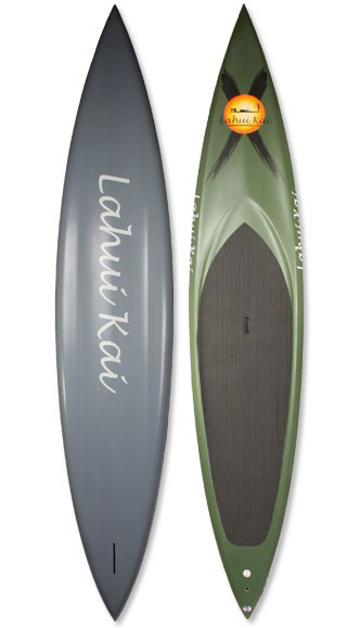 Lahui Kai 12'6 Race SUP board, Lime