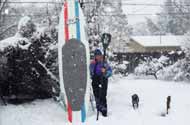 SUP in winter