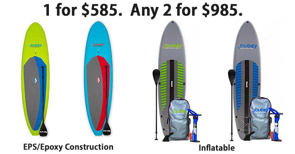 SUP ATX Factory Showroom in California. New and Used SUP Paddle Boards