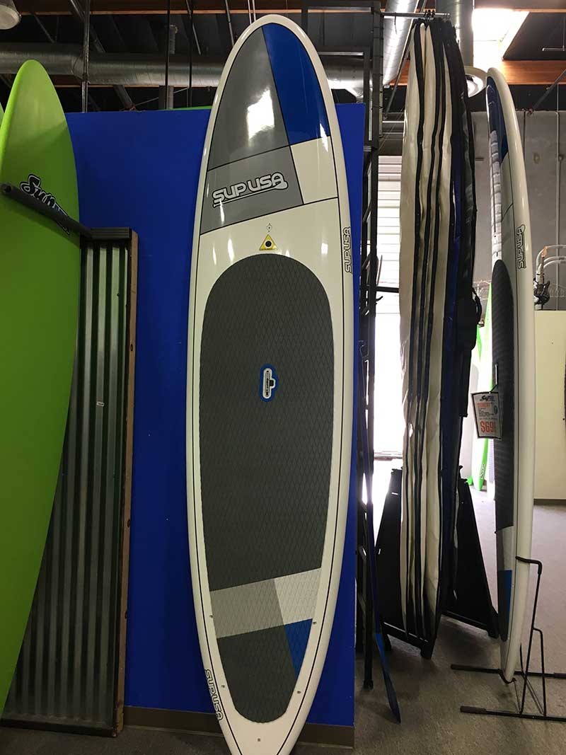 SUP ATX Factory Showroom in California. New and Used SUP Paddle Boards