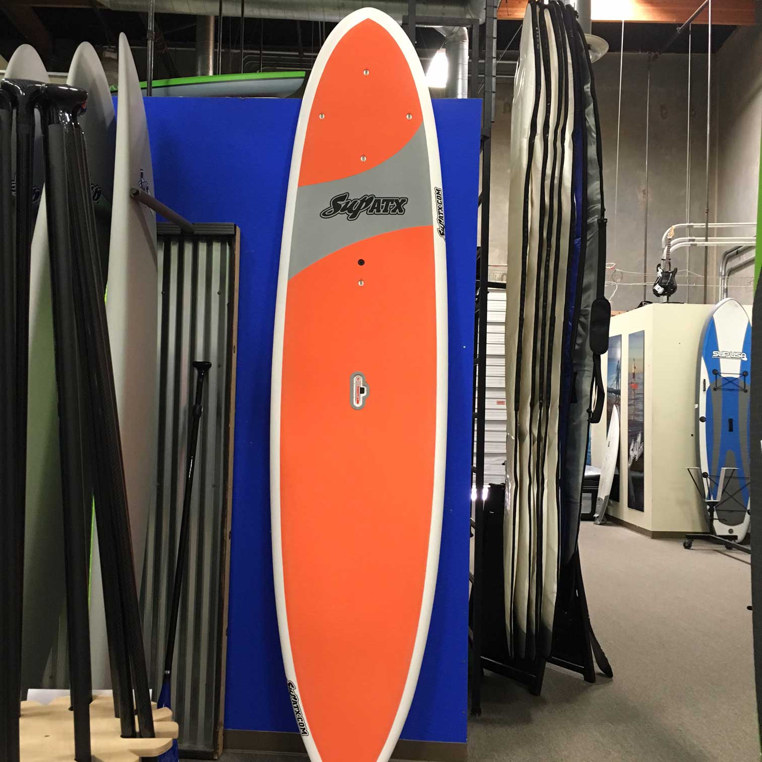 SUP ATX Factory Showroom in California. New and Used SUP Paddle Boards